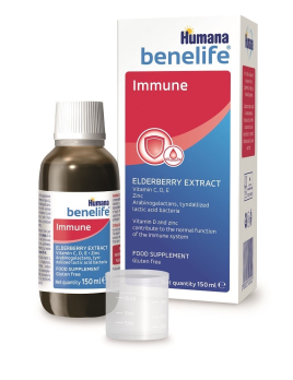 Humana Benelife Immune, для захисту організму та зміцнення імунної системи, 150 мл